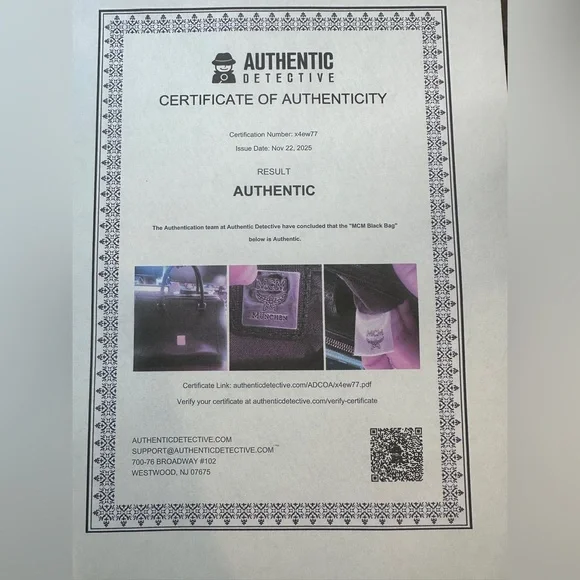 MCM Berlin Satchel/Structured Tote Saffiano Leather with COA Preloved EUC - Picture 7 of 12